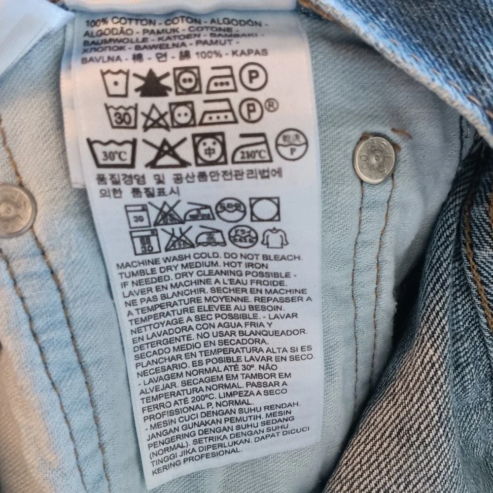 Levis Men's 559 Blue Medium Wash Denim Relaxed Straight Jeans Size 34x34